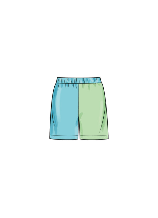 S9801 Girls' and Boys' Sweatshirts and Shorts