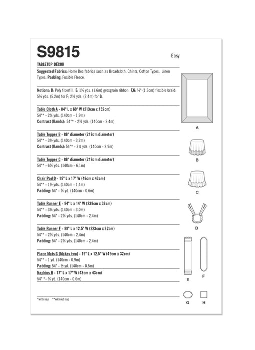 S9815 Tabletop Décor
