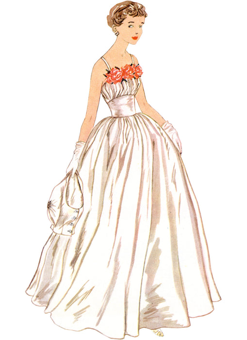 S9819 Vintage 1950s Misses' Dresses and Jacket