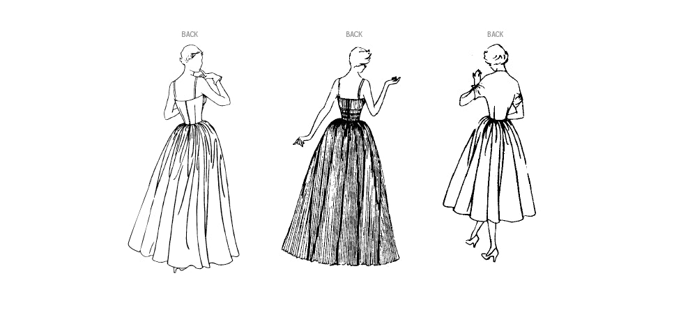 S9819 Vintage 1950s Misses' Dresses and Jacket