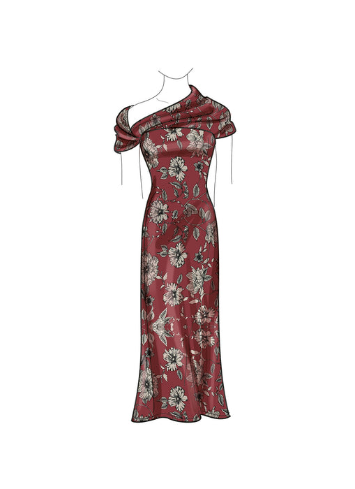 S9820 Misses' Knit Dresses and Shrug