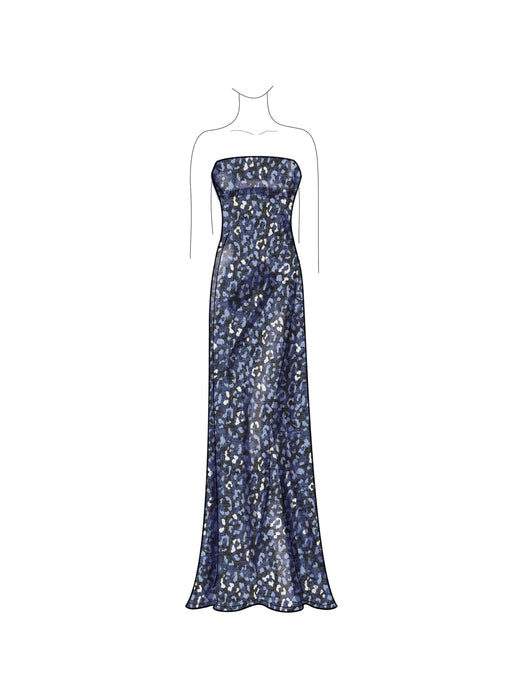 S9820 Misses' Knit Dresses and Shrug