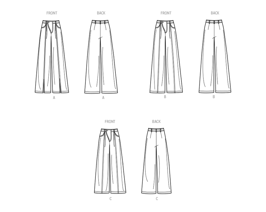 S9823 Misses' Pants