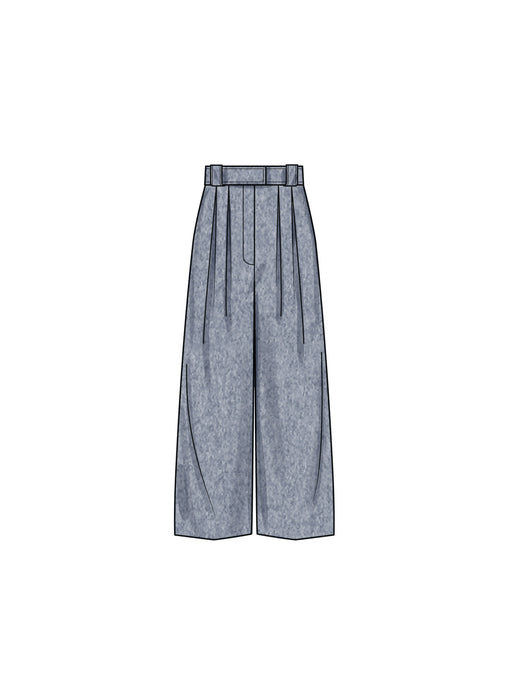 S9826 Misses' Pants in Two Lengths, Camisole and Cardigan