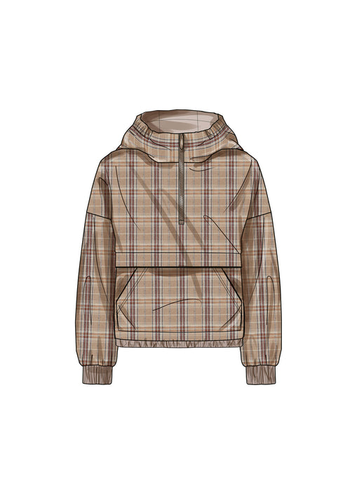 S9829 Men's Half Zip Hoodie