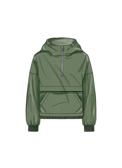 S9829 Men's Half Zip Hoodie