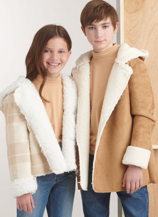 S9832 Girls' and Boys' Jacket In Two Lengths