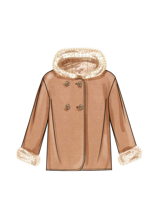 S9832 Girls' and Boys' Jacket In Two Lengths