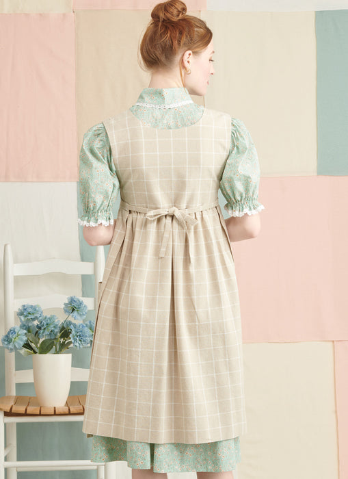 S9835 Misses' Dress and Pinafore Apron In Two Lengths by Elaine Heigl Designs
