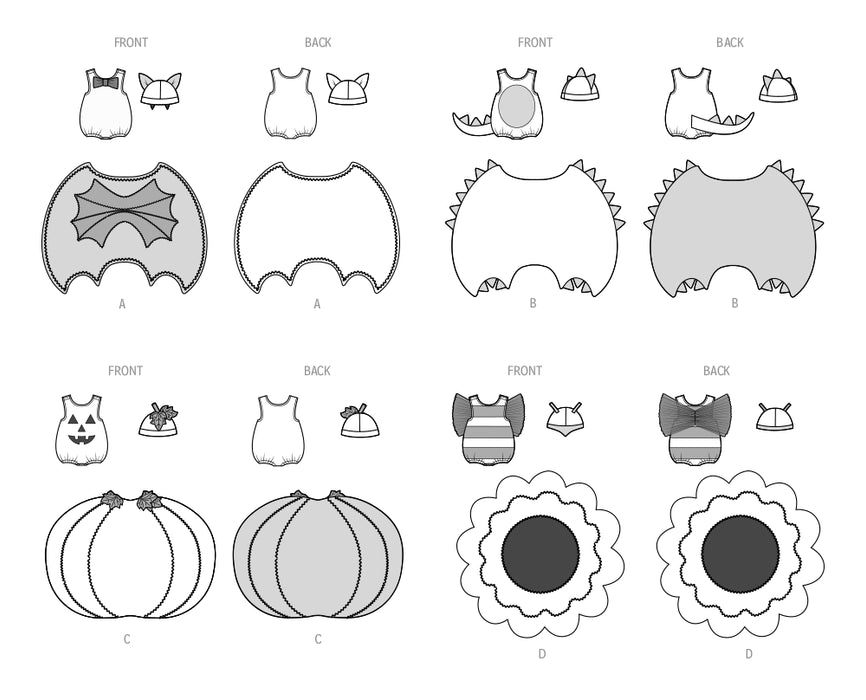 S9844 Babies' Costumes