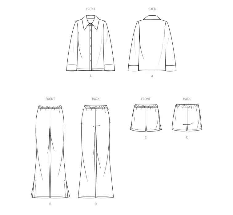S9856 Misses' Sleepwear