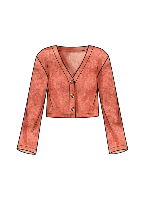 S9857 Misses' Knit Loungewear