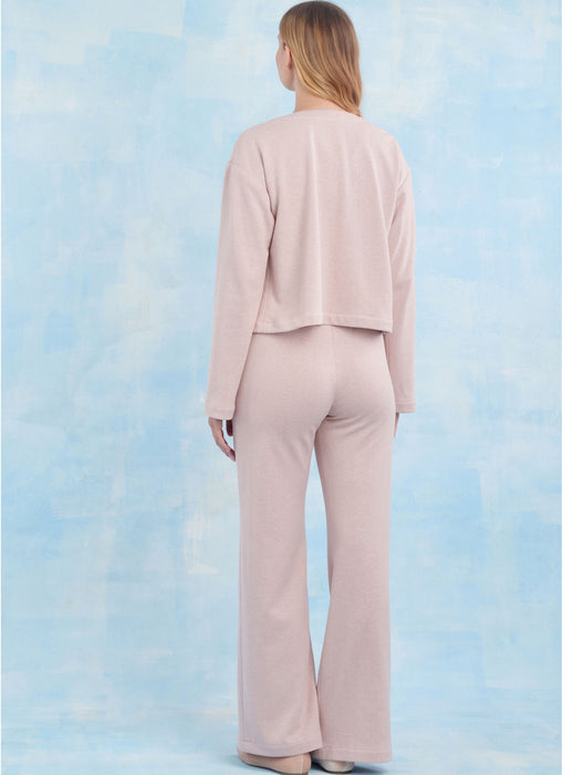S9857 Misses' Knit Loungewear