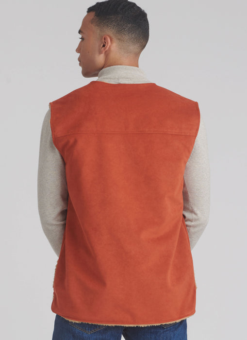 S9860 Children's, Teens' and Adults' Lined Vests for American Sewing Guild