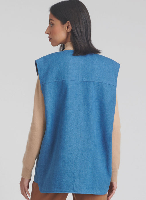 S9860 Children's, Teens' and Adults' Lined Vests for American Sewing Guild