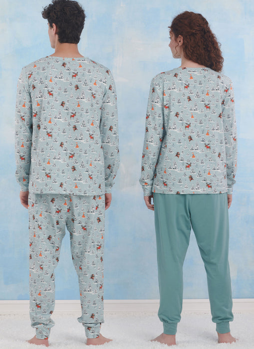 S9861 Children's, Teens' and Adults' Knit Loungewear