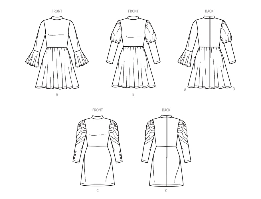 S9862 Children's and Girls' Knit Dresses