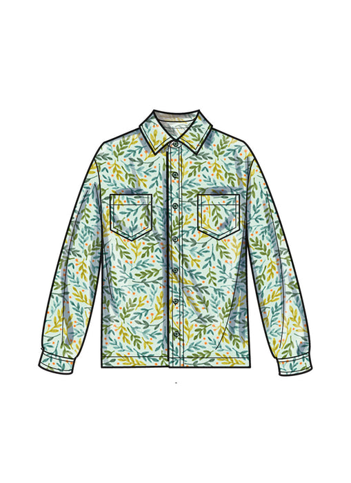 S9864 Girls' and Boys' Shirt and Cargo Pants