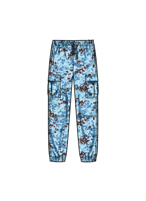 S9864 Girls' and Boys' Shirt and Cargo Pants