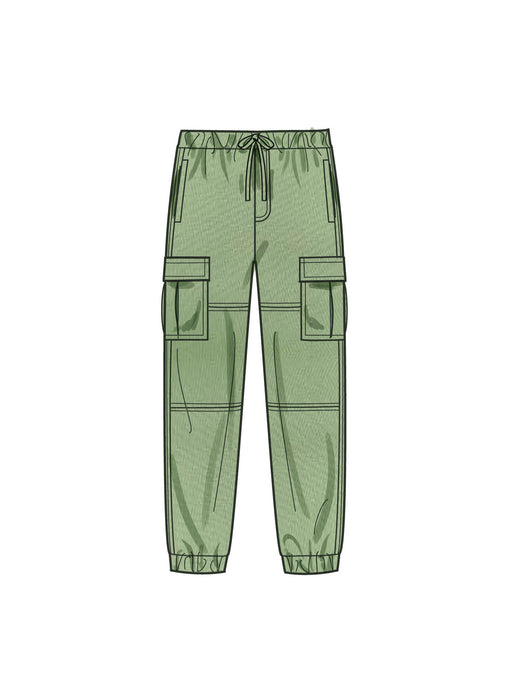 S9864 Girls' and Boys' Shirt and Cargo Pants