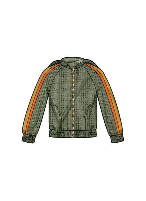 S9865 Girls' and Boys' Jacket and Pants