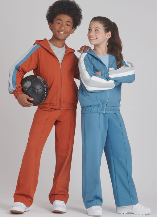 S9865 Girls' and Boys' Jacket and Pants