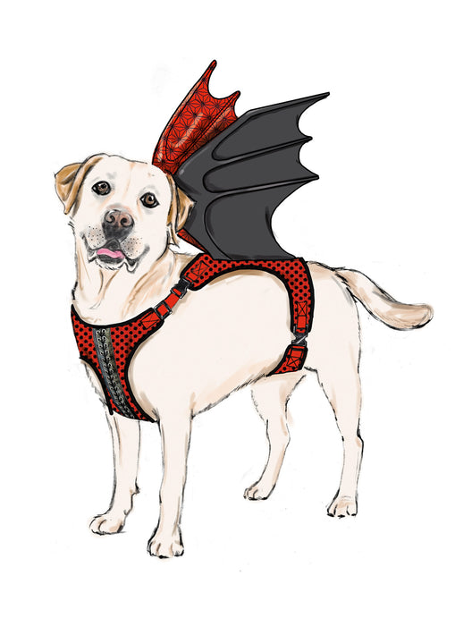 S9875 Dog Harness with Wings by Carla Reiss Design