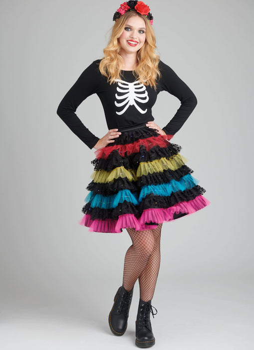 S9879 Holiday Skirts, Collar and Appliques