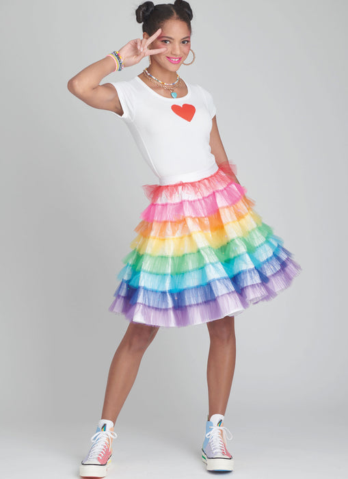 S9879 Holiday Skirts, Collar and Appliques