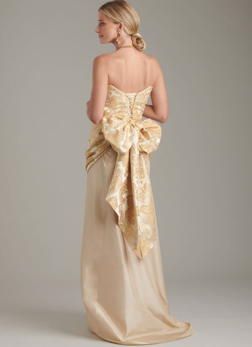 S9880 Misses' Corsets and Sash. Size 32-42