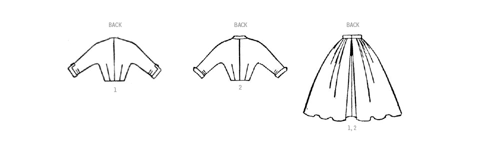S9882 Vintage 1950s Misses' Skirt and Jacket