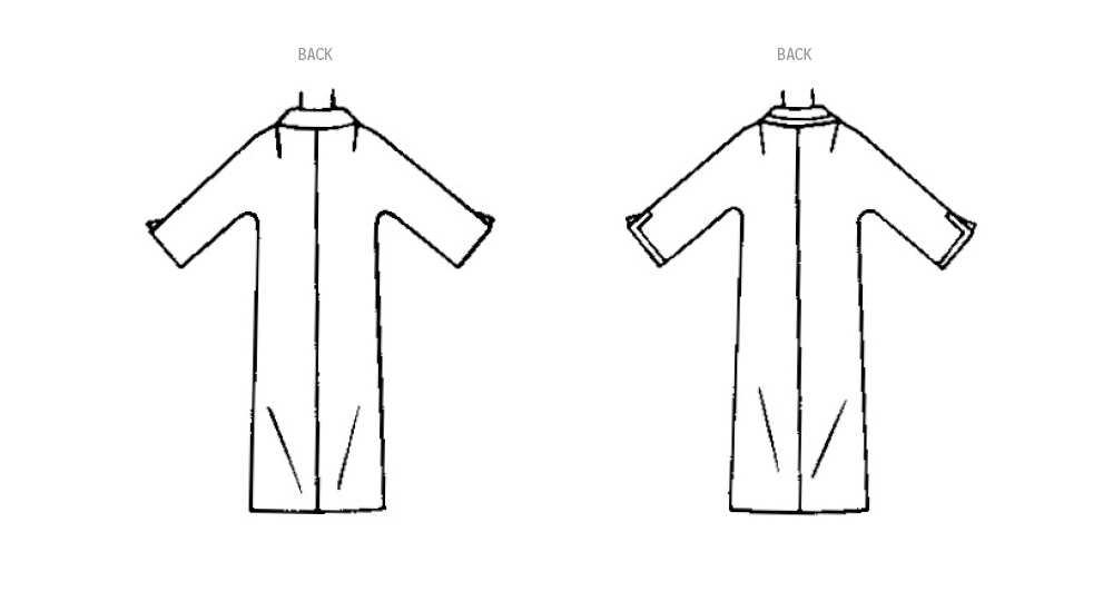 S9883 Vintage 1960s Misses' Reversible Coat