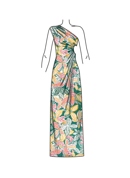 S9885 Misses' Knit Dress in Three Lengths