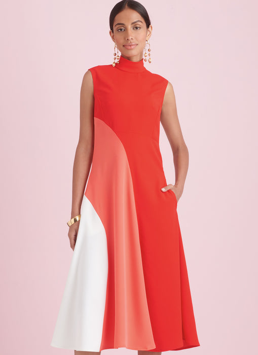 S9886 Misses' Dress with Length Variations