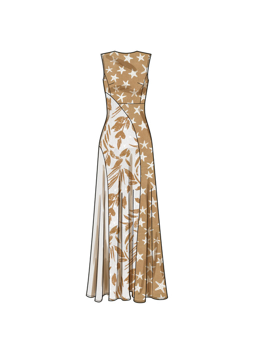 S9886 Misses' Dress with Length Variations