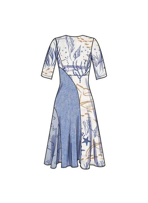 S9886 Misses' Dress with Length Variations