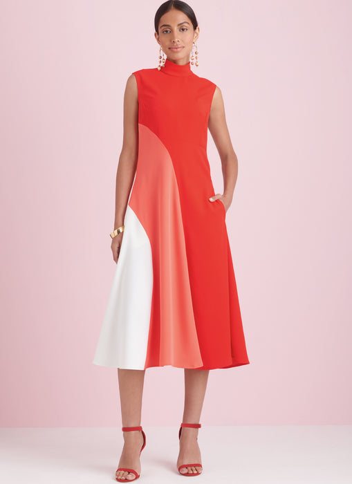 S9886 Misses' Dress with Length Variations
