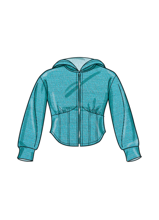 S9895 Misses' and Women's Jacket and Knit Leggings