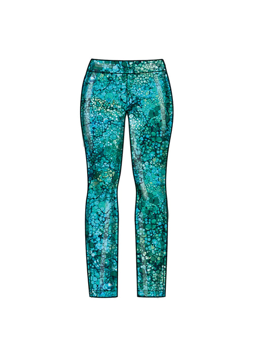 S9895 Misses' and Women's Jacket and Knit Leggings