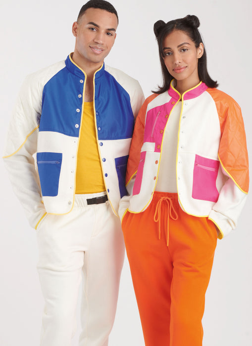 S9896 Unisex Jacket In Two Lengths