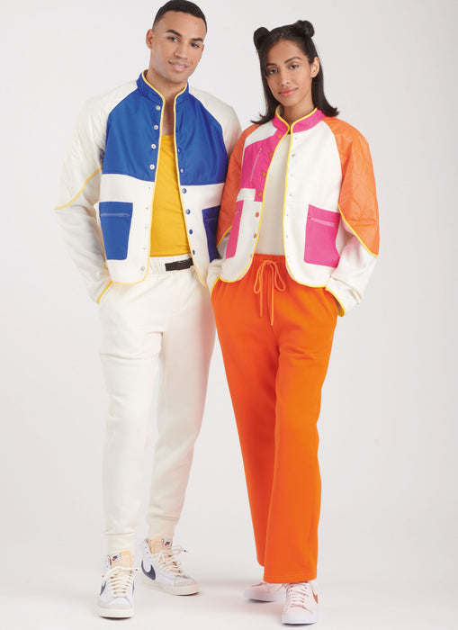 S9896 Unisex Jacket In Two Lengths