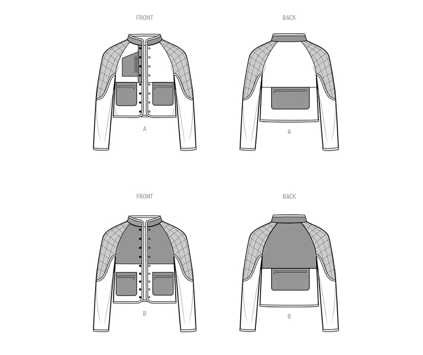 S9896 Unisex Jacket In Two Lengths
