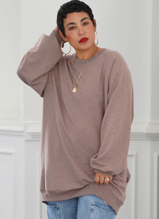 S9897 Unisex Sweatshirt in Two Lengths By Norris Danta Ford