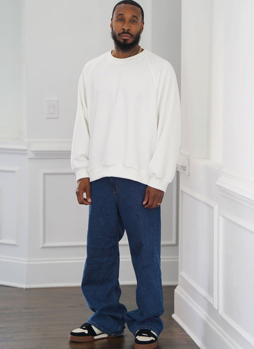 S9897 Unisex Sweatshirt in Two Lengths By Norris Danta Ford