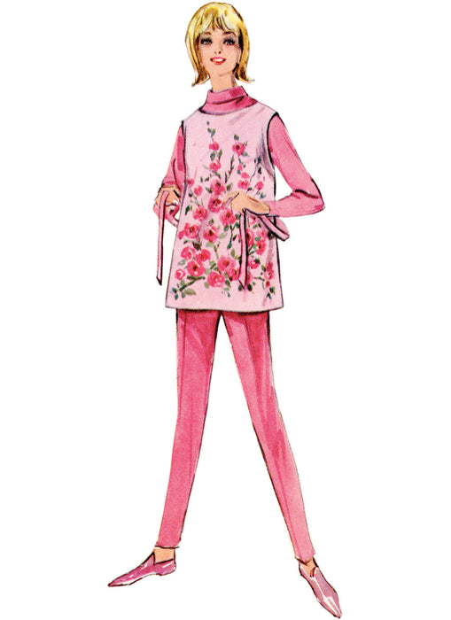 S9906 Vintage 1960s Misses' Apron in Two Lengths