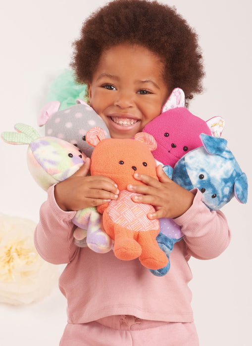 S9909 Plush Animals By Carla Reiss Design