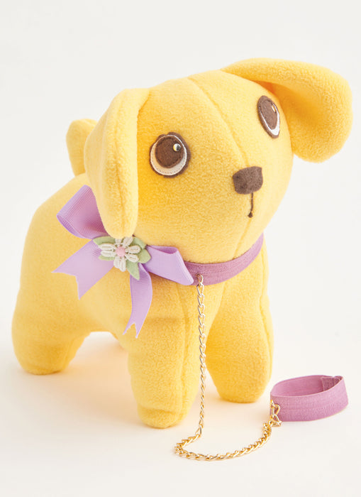 S9910 Plush dolls with clothes and plush pets By Elaine Heigl Designs