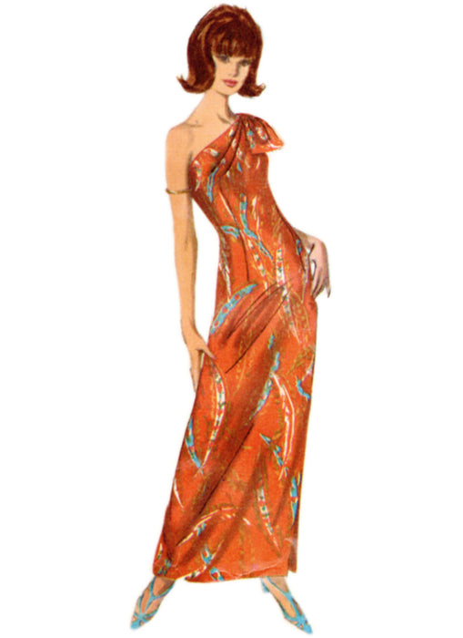 S9916 Vintage 1960s Misses' Dress in Two Lengths