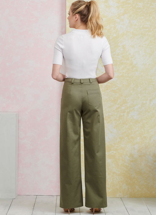 S9923 Misses' Pants in Two Lengths and Shorts