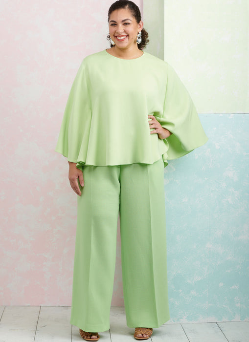 S9926 Misses' and Women's Tops and Pants